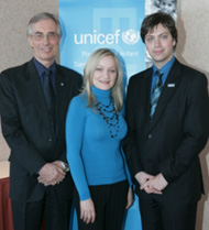 April 09, 2007: Composer Steve Barakatt and Olympic medalist Elena Grosheva appointed UNICEF Canada ambassadors