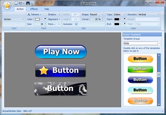 Button制作 - Kristanix Software Button Shop